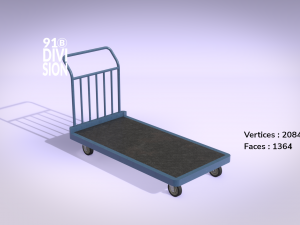 Warehouse Transport - Picking Trolly Modèle 3D
