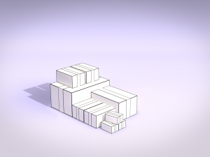 Warehouse Transport - Picking Trolly Modèle 3D