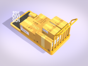 Warehouse Transport - Picking Trolly Modèle 3D