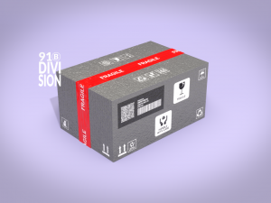 PBR Low Poly Cardboard Boxes Game Ready 3D 模型