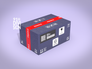 PBR Low Poly Cardboard Boxes Game Ready 3D 模型