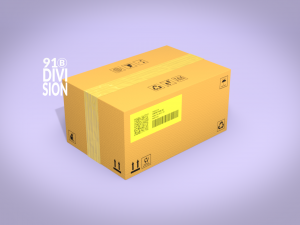 PBR Low Poly Cardboard Boxes Game Ready 3D 模型