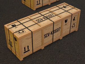 PBR Wooden Crate Pack 3Dモデル