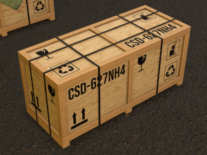 PBR Wooden Crate Pack 3Dモデル