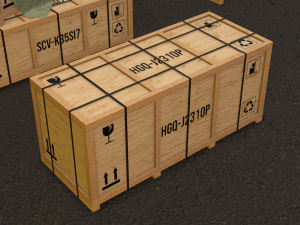 PBR Wooden Crate Pack 3Dモデル