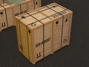 PBR Wooden Crate Pack 3Dモデル