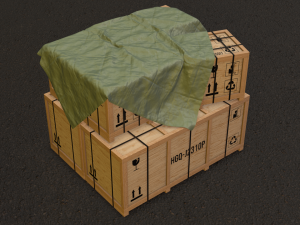 PBR Wooden Crate Pack 3Dモデル