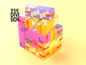 PBR Cardboard Box Modèle 3D