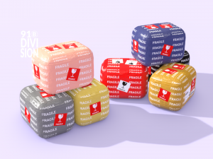PBR Lowpoly Fragile Delivery Package 3D Model