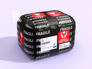 PBR Lowpoly Fragile Delivery Package 3D Model