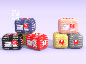 PBR Lowpoly Fragile Delivery Package 3D Model