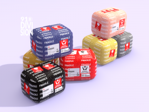 PBR Lowpoly Fragile Delivery Package 3D Model