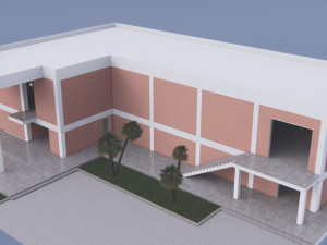 Substation Building Modello 3D
