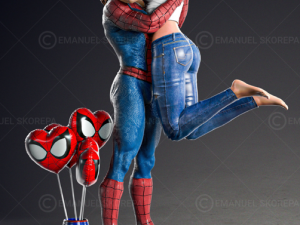 Spiderman-mary jane 3D Model