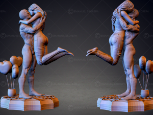 Spiderman-mary jane Modèle 3D