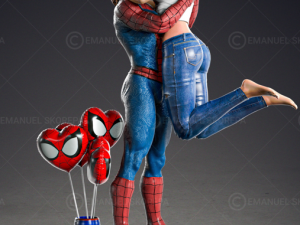 Spiderman-mary jane Modèle 3D