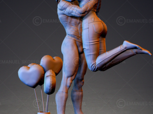 Spiderman-mary jane Modèle 3D