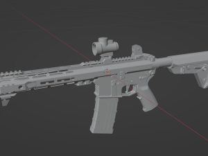 Assault Rifle 3D 模型
