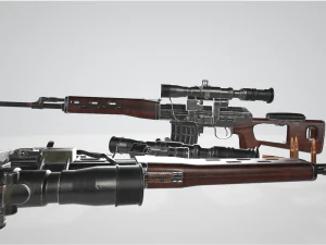 Sniper Rifle 3D Model