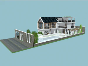 Casa moderna Modello 3D