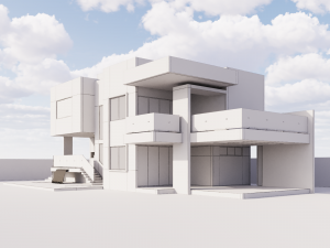 Modern House Modello 3D