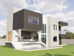 Современный Дом 3D Модель