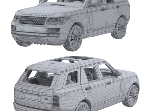 Range Rover 4 3D 模型