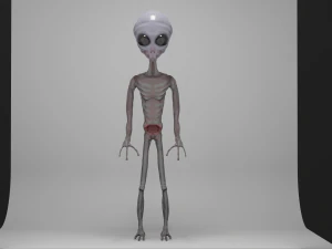 Alien 3d gameready model 3D Model