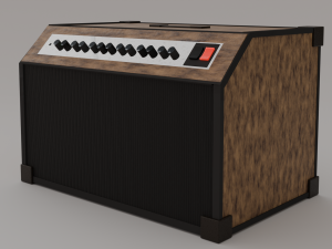 Guitar Amplifier 3D Model
