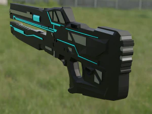 Railgun 3D Model