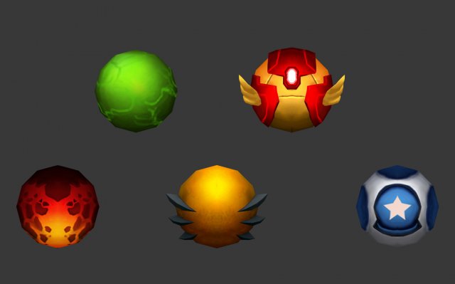 Pipe Bomb 3 Hand-Painted Game Assets Low-poly Modelo 3D .c4d .max .obj .3ds .fbx .stl .blend 