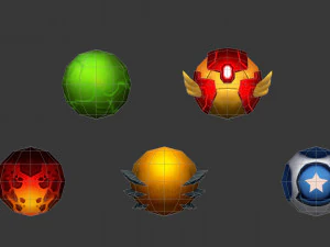 Pipe Bomb 3 Hand-Painted Game Assets Low-poly 3D Model