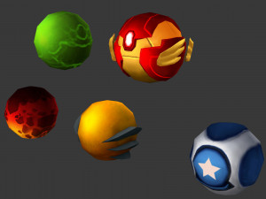 Pipe Bomb 3 Hand-Painted Game Assets Low-poly Modelo 3D
