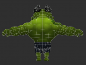 Hulk 3 Hand-Painted Low-Poly 3D Game Assets Modelo 3D
