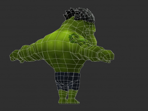 Hulk 3 Hand-Painted Low-Poly 3D Game Assets Modelo 3D