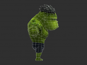 Hulk 3 Hand-Painted Low-Poly 3D Game Assets Modelo 3D