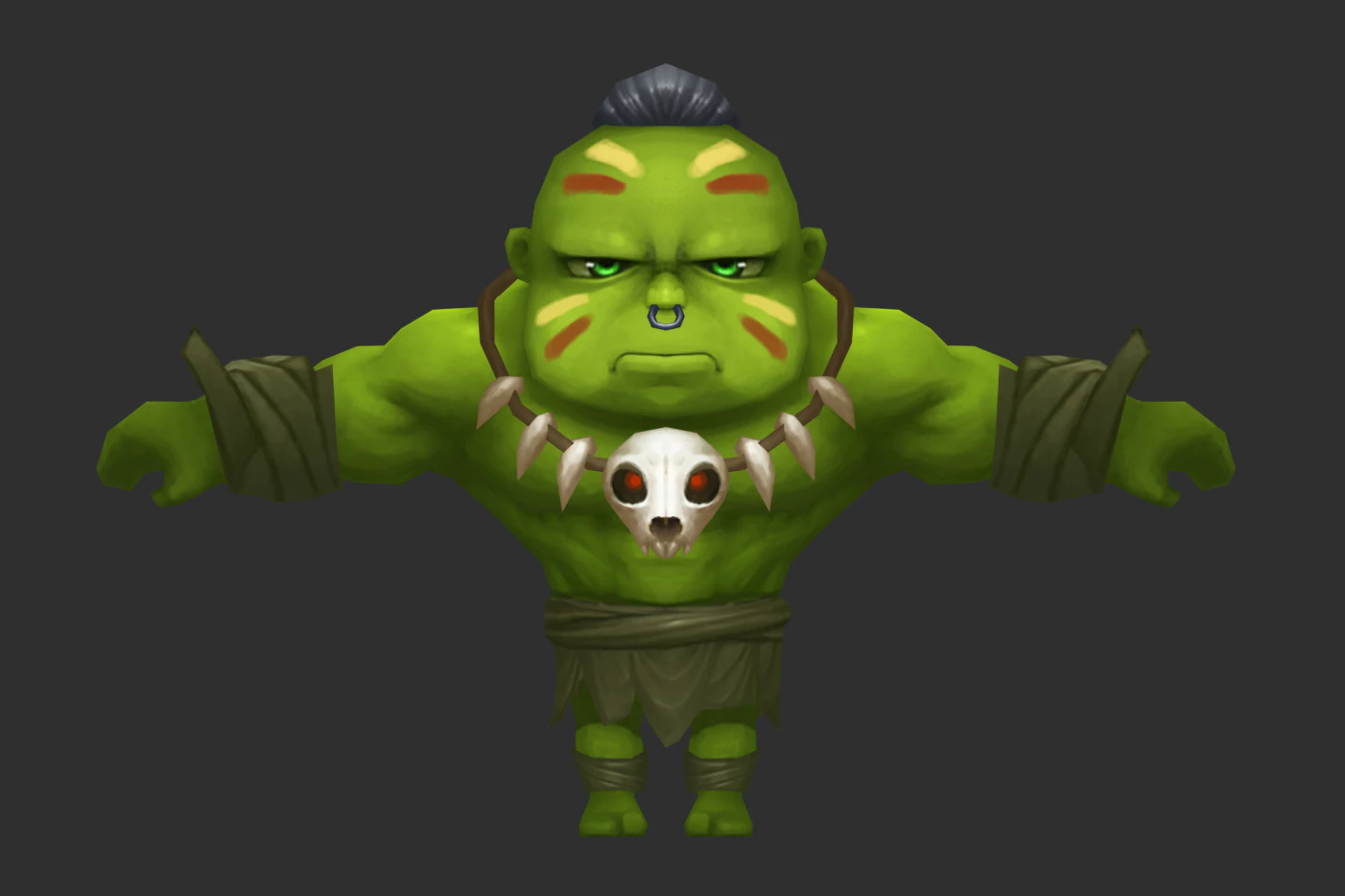 Hulk 4 Hand-Painted Low-Poly 3D Game Assets 3D Model .c4d .max .obj .3ds .fbx .stl .blend 