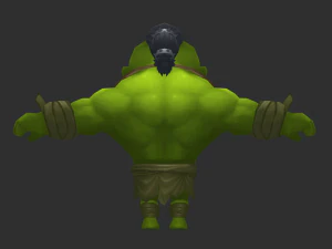 Hulk 4 Hand-Painted Low-Poly 3D Game Assets 3D Model