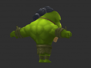 Hulk 4 Hand-Painted Low-Poly 3D Game Assets 3D 모델