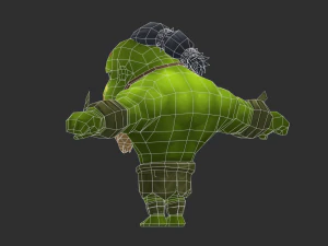 Hulk 4 Hand-Painted Low-Poly 3D Game Assets 3D Model