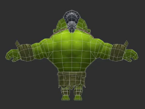 Hulk 4 Hand-Painted Low-Poly 3D Game Assets 3D Model