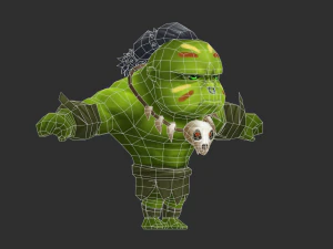 Hulk 4 Hand-Painted Low-Poly 3D Game Assets 3D Model