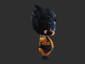 Wolverine 1 Hand-Painted Low-Poly 3D Game Assets Modelo 3D
