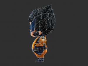 Wolverine 1 Hand-Painted Low-Poly 3D Game Assets Modelo 3D
