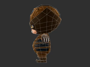 Wolverine 2 Hand-Painted Low-Poly 3D Game Assets 3D Model