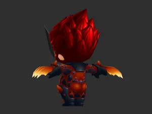 Wolverine 3 Hand-Painted Low-Poly 3D Game Assets 3D Model