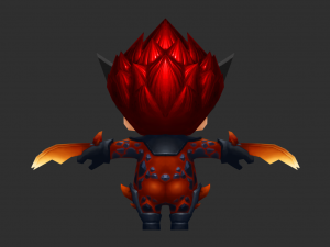 Wolverine 3 Hand-Painted Low-Poly 3D Game Assets Model 3D