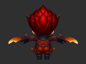 Wolverine 3 Hand-Painted Low-Poly 3D Game Assets 3D Model