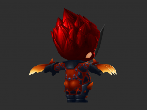 Wolverine 3 Hand-Painted Low-Poly 3D Game Assets Model 3D
