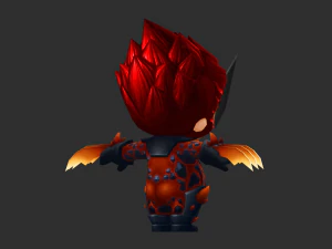 Wolverine 3 Hand-Painted Low-Poly 3D Game Assets 3D Model
